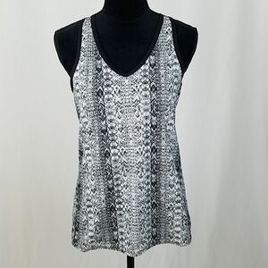 Athleta women M Limitless mesh tank top athletic activewear strappy yoga Outdoor